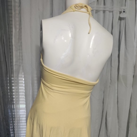 Cache - Yellow Haltered Mini Dress - Picture 10 of 13